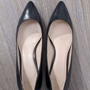 Cole Haan Black Leather Heels Pumps 6.5